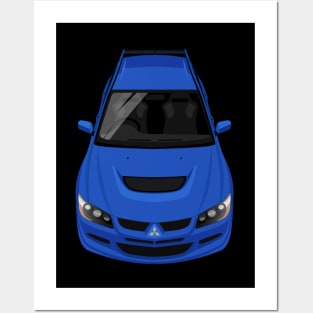 Lancer Evolution VIII Evo 8 2003-2005 - Blue Posters and Art